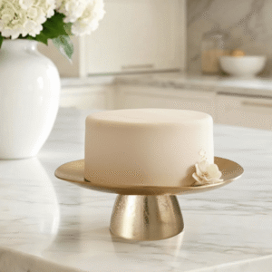 Inglot Gold Cake Stand with Organic Edge
