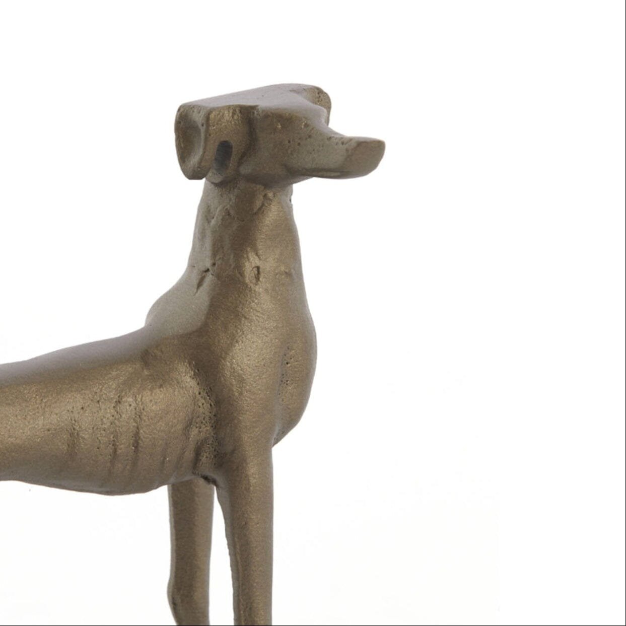 Irissa Antique Brass Dog Ornaments - Set of 2