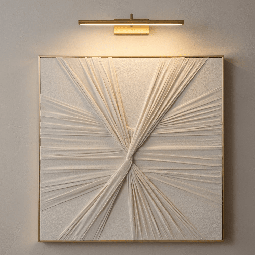 Ivy Taupe & Cream Woven Knot Wall Art