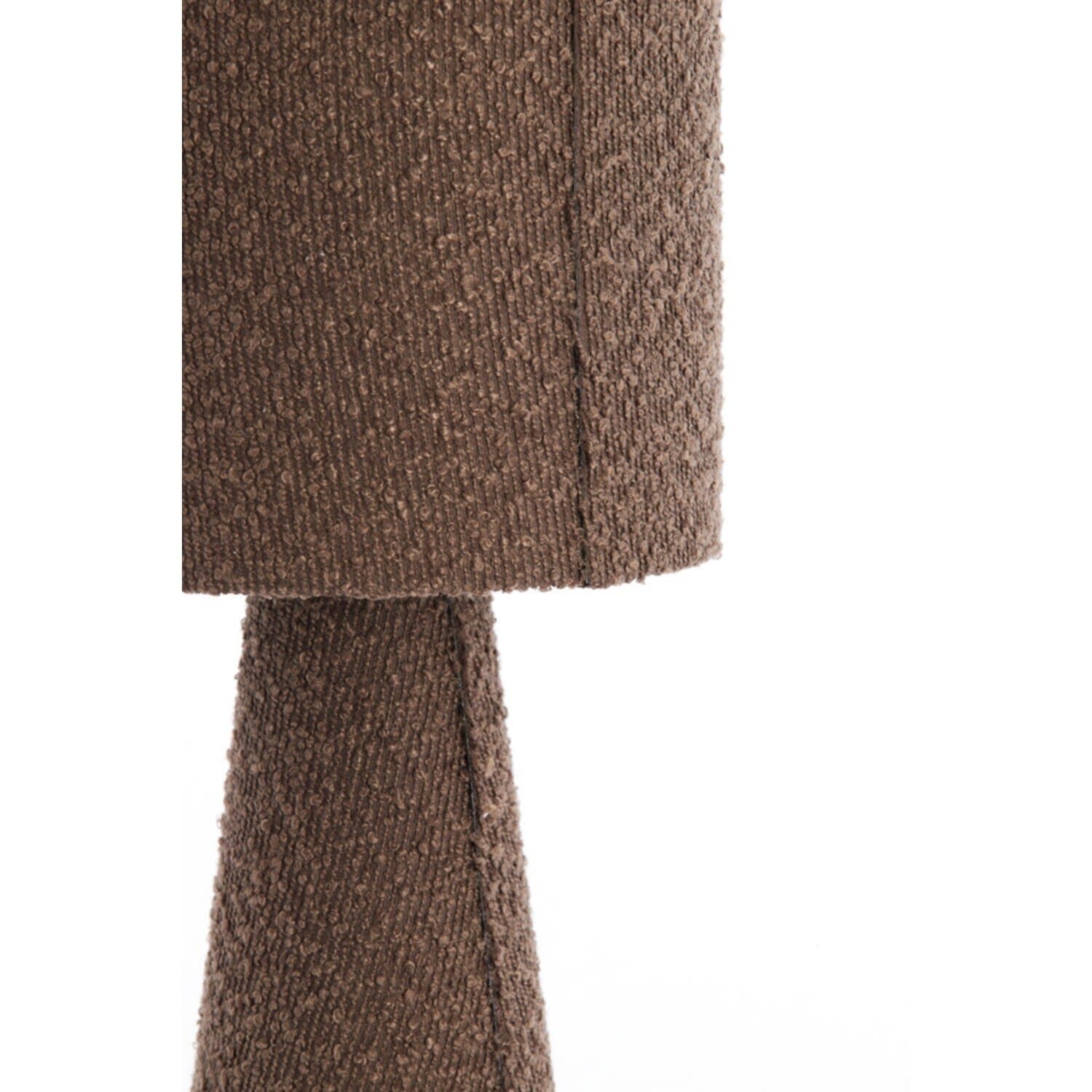 Joby Brown Boucle Table Lamp