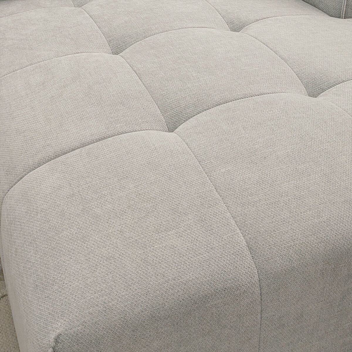 Kace Cloud Grey Boucle Tufted Sofa Range