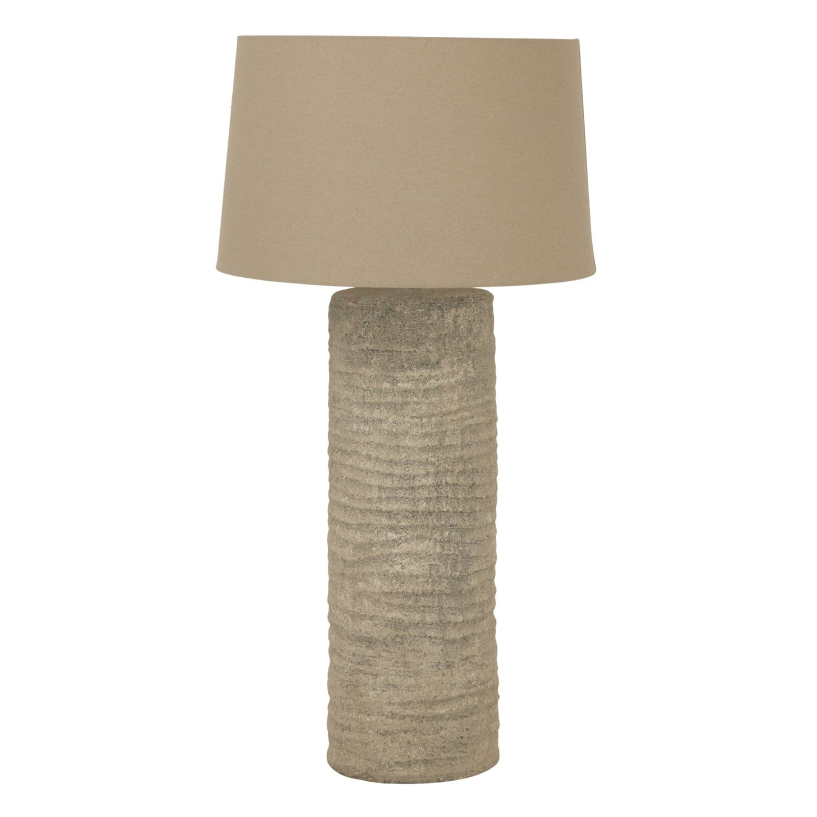 Kanoa XL Textured Ceramic Neutral Table Lamp
