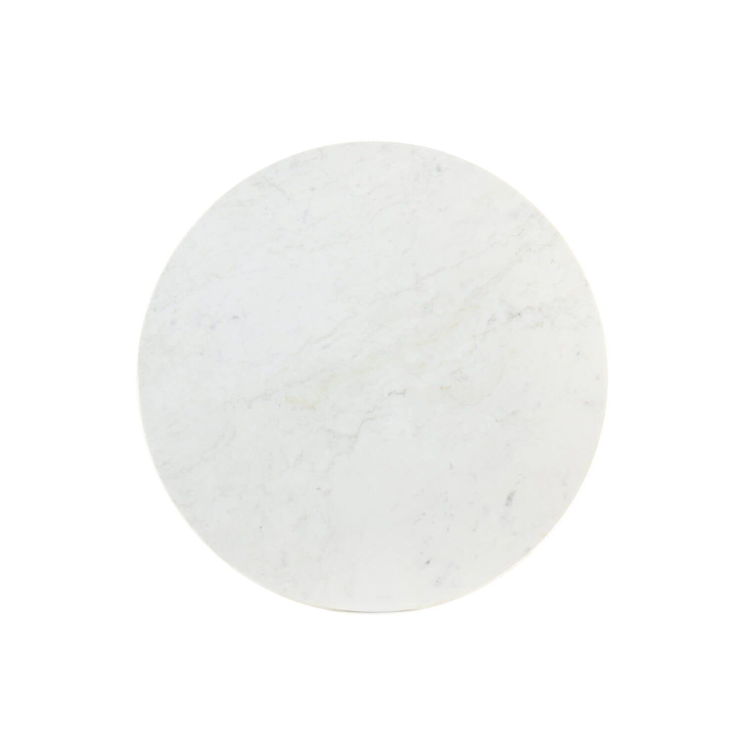 Karine Gold Coffee Table with White Marble Top