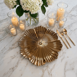 Katiana Gold Flower Placemat