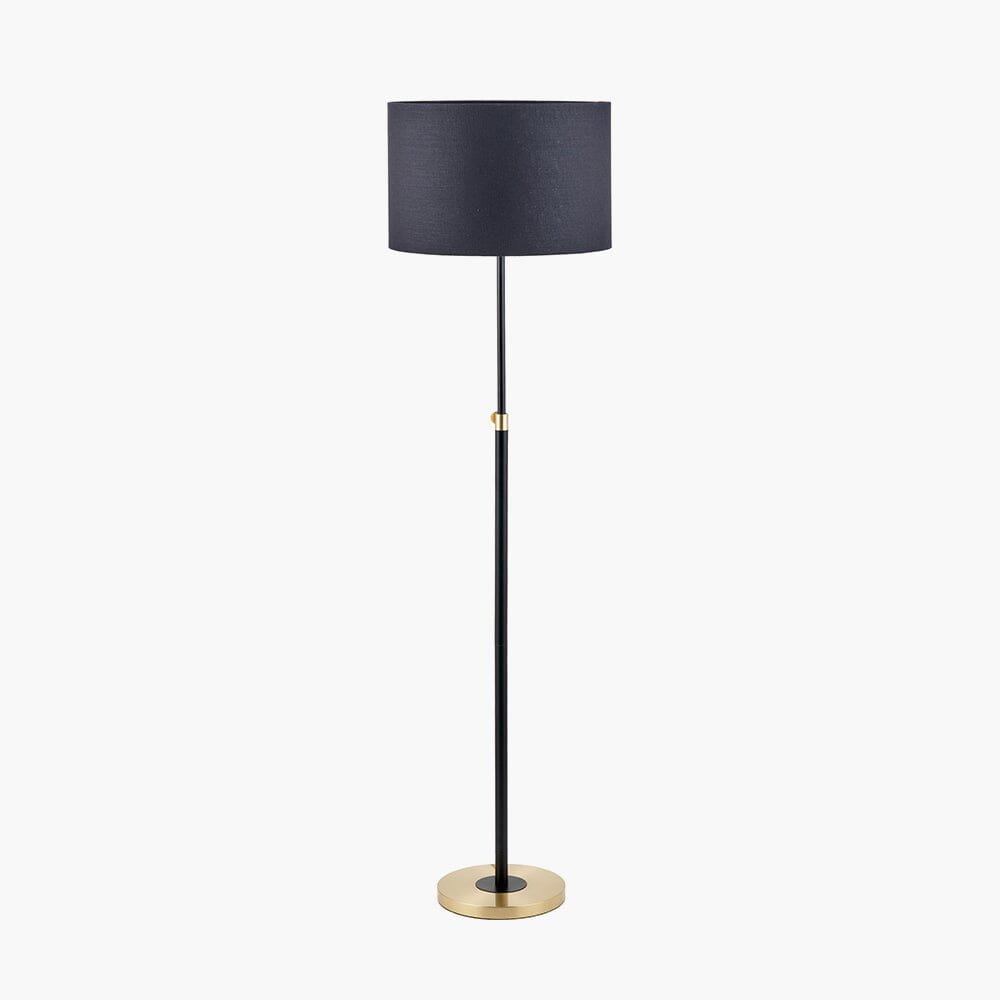 Kenji Black & Gold Height Adjustable Floor Lamp