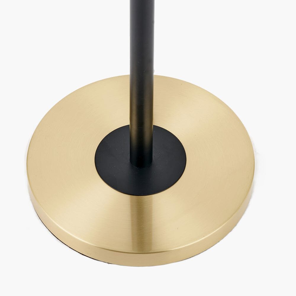 Kenji Black & Gold Height Adjustable Floor Lamp