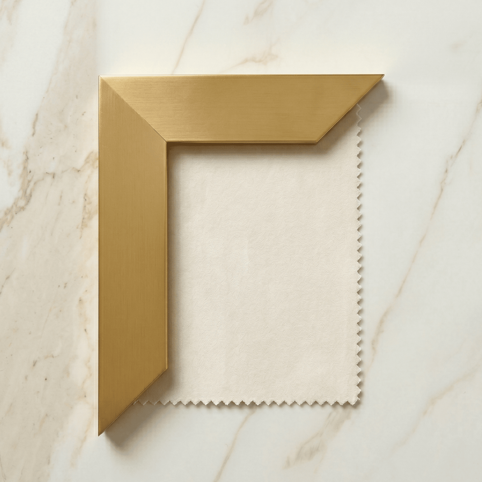 Kensington Cream & Gold Premium Abstract Headboard