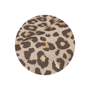 Kenzie Brown Leopard Print Wallpaper Sample