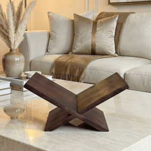 Lani Deep Brown Wooden Bookstand