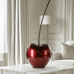 Large Deep Red Statement Cherry Ornament
