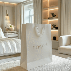 Large Eden Home & Garden White & Gold Gift Bag