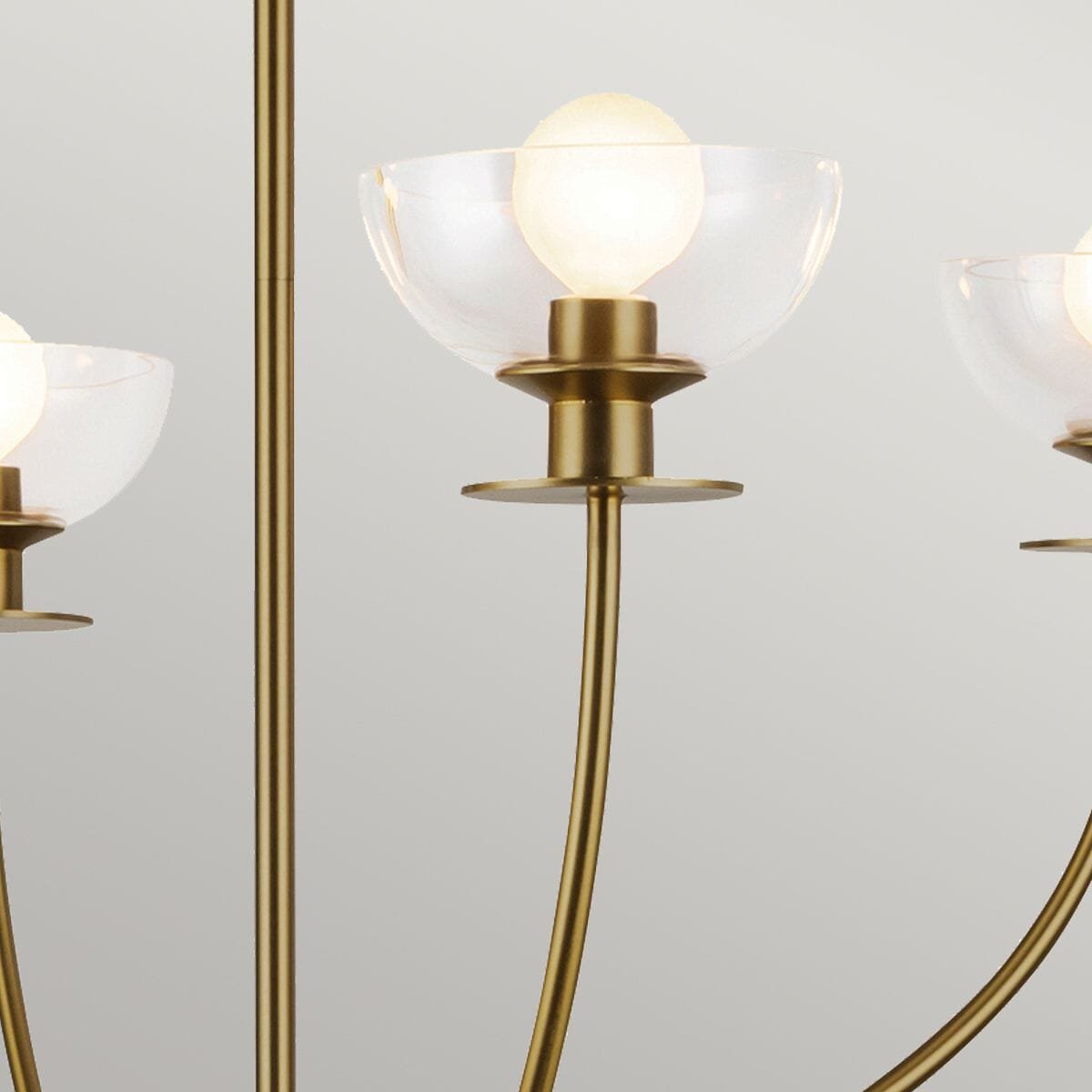 Larkspur Gold 4 Light Pendant Ceiling Light