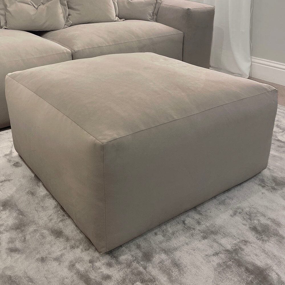 Lenox Mink Velvet Pillow Back Modular Sofa Range