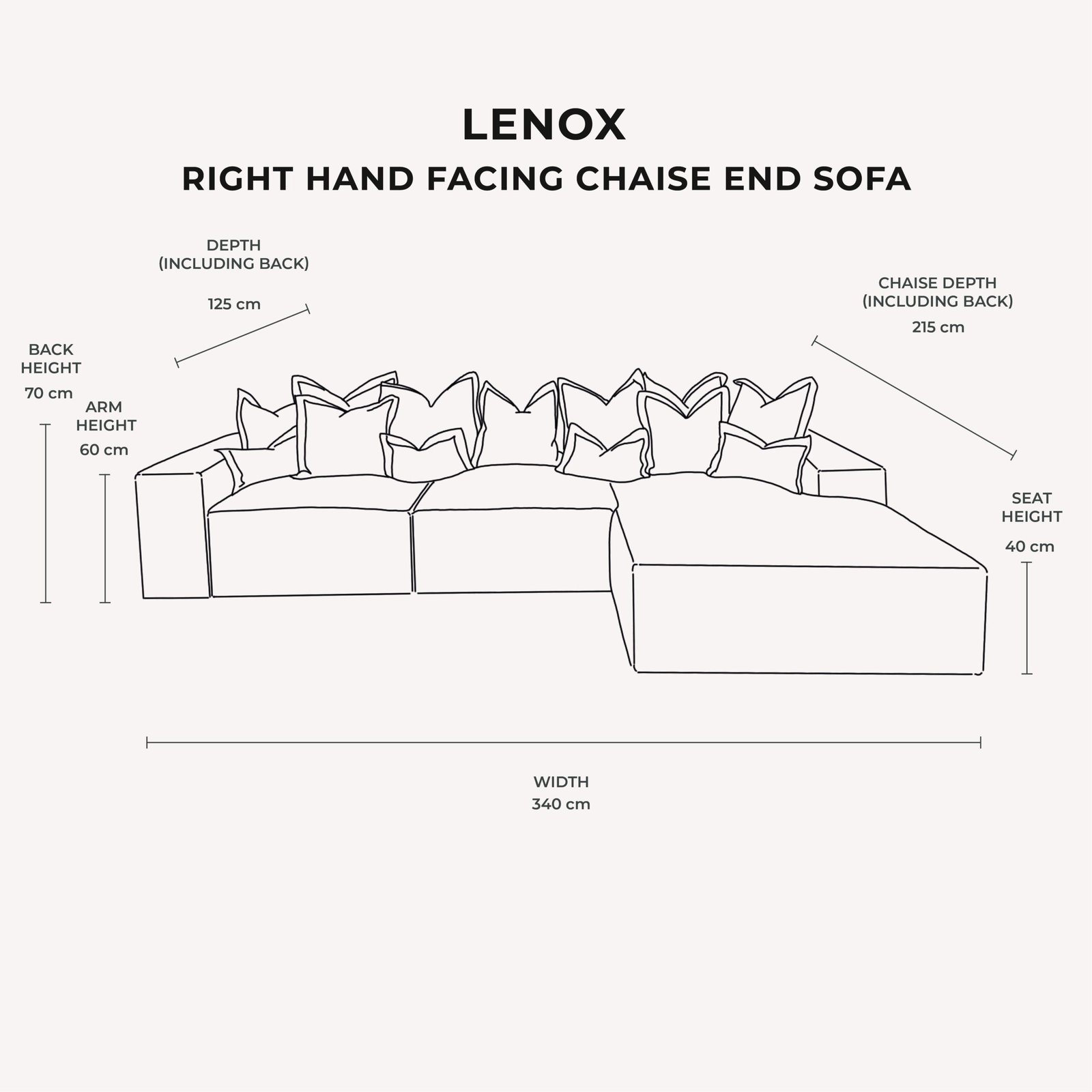 Lenox Shadow Grey Velvet Pillow Back Modular Sofa Range