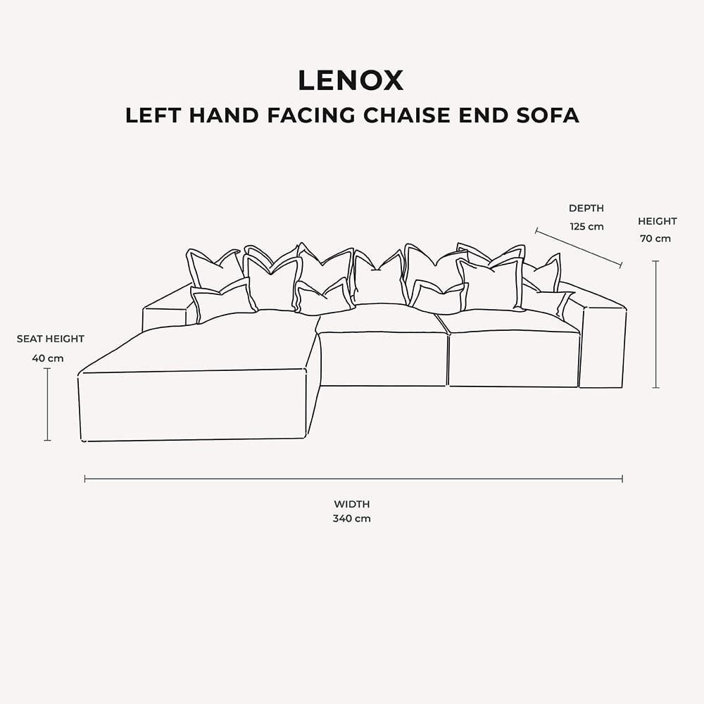 Lenox Shadow Grey Velvet Pillow Back Modular Sofa Range