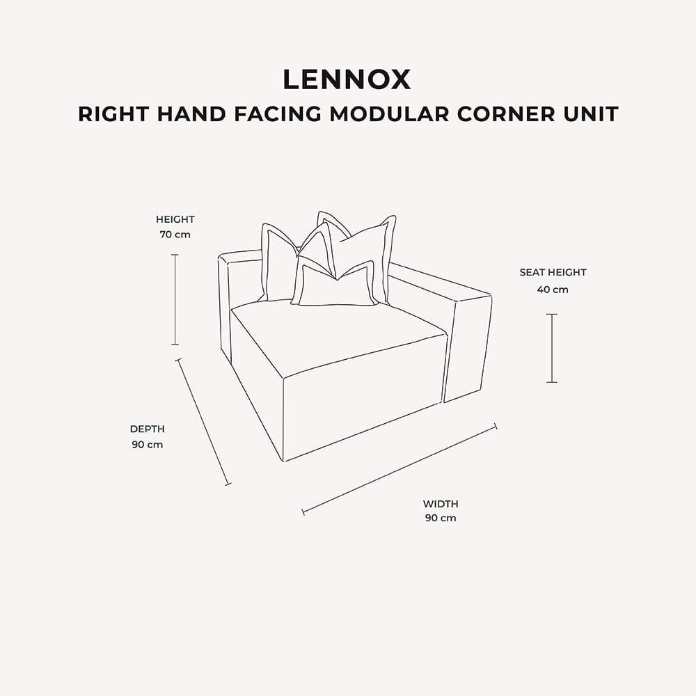 Lenox Silver Velvet Pillow Back Modular Sofa Range
