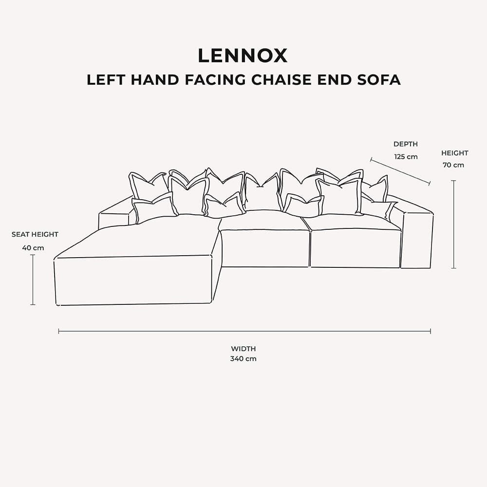 Lenox Silver Velvet Pillow Back Modular Sofa Range