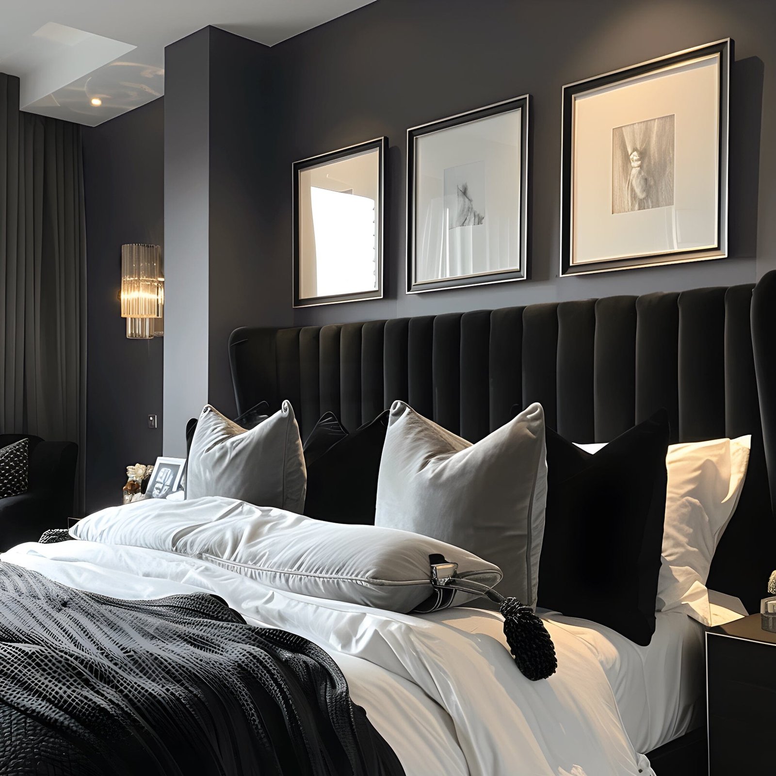 Liquorice Swirl Dark Grey Matt Wood & Trim Paint - 750ml