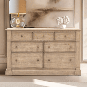 Lilliana Luxury 7 Drawer Chest with Brass Handles