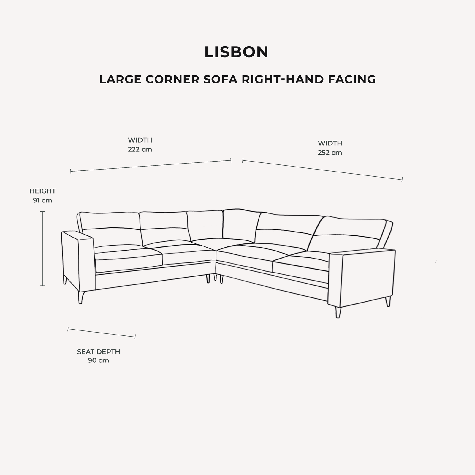 Lisbon Cream Velvet Sofa Range with Stitch Detailing
