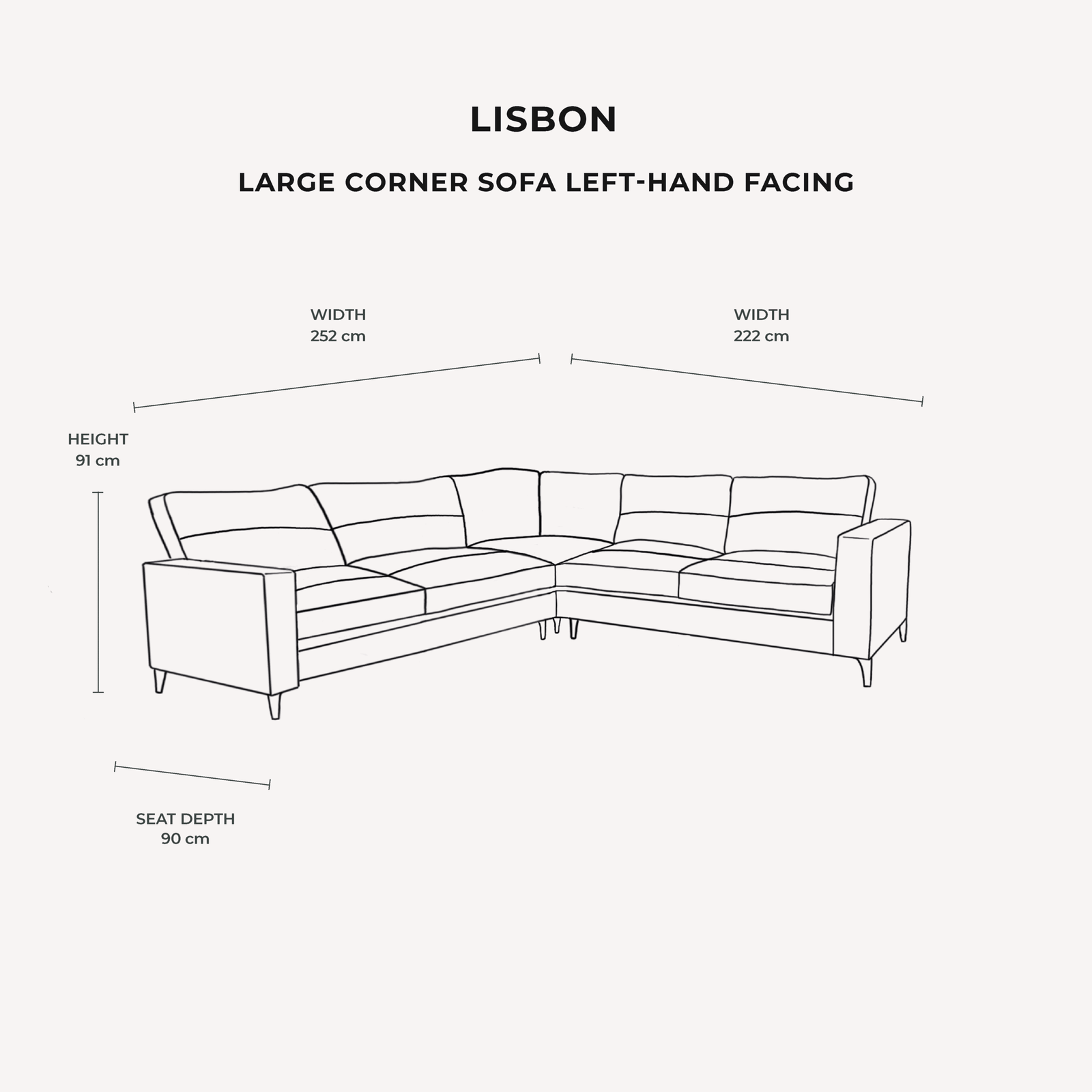 Lisbon Cream Velvet Sofa Range with Stitch Detailing