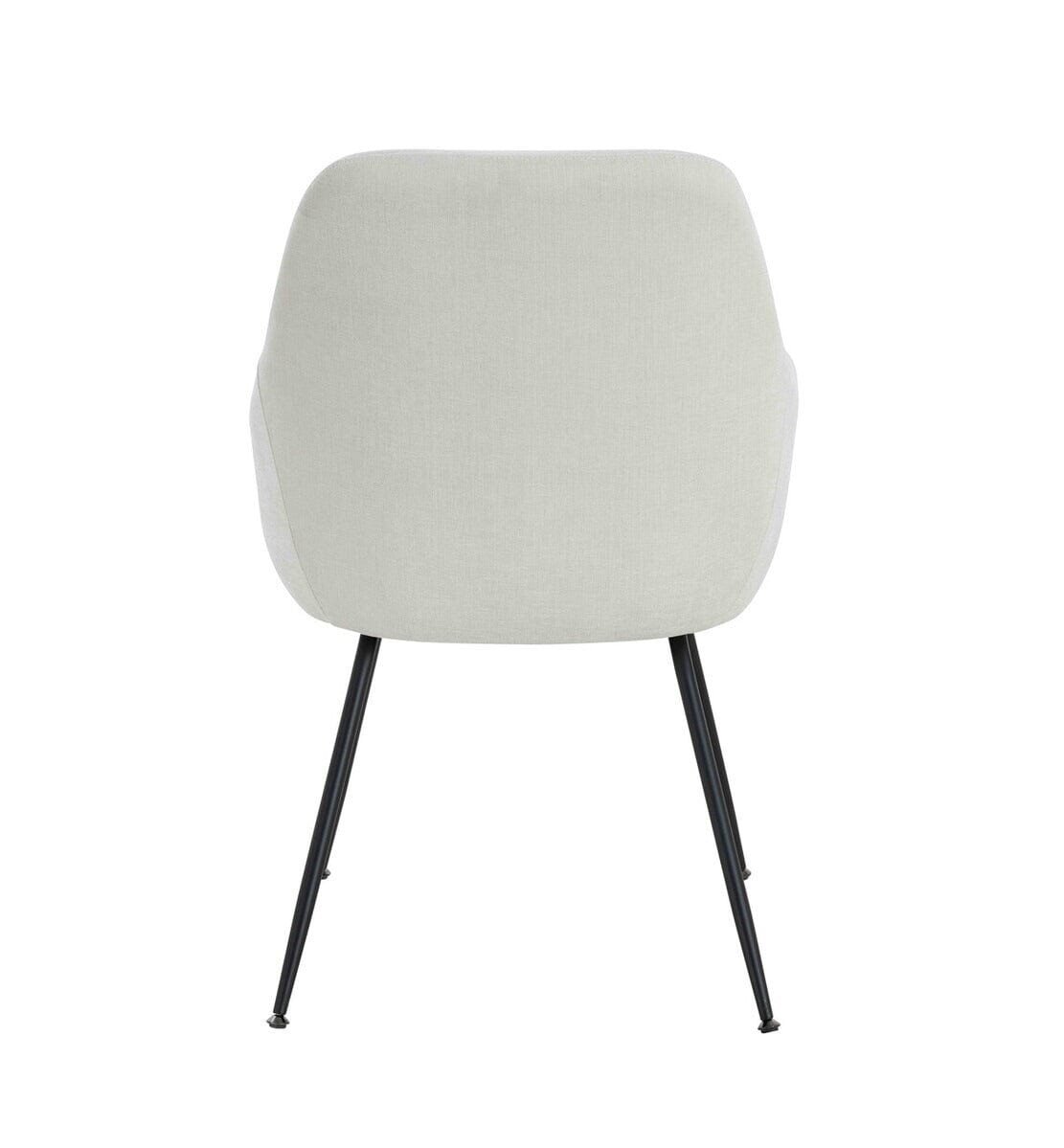 Liza Cream Textured Dining Chairs - Set of 2