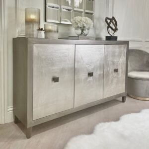 Lockett Premium Silver & Bronze 3 Door Sideboard