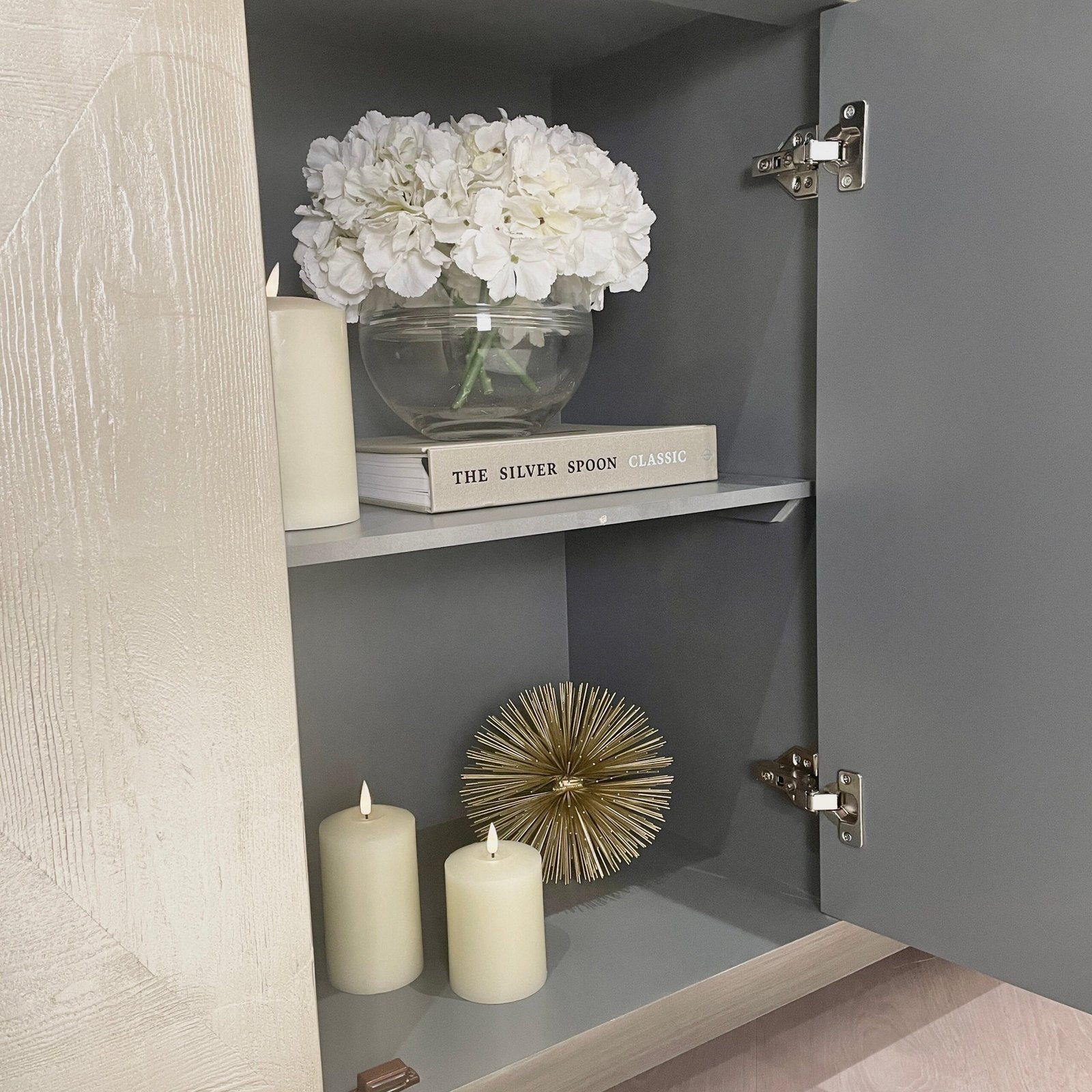 Lockett Premium Silver & Bronze 3 Door Sideboard