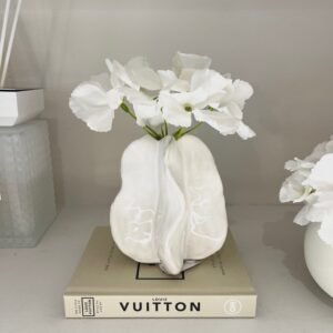 Lorelei Mini Cream Decorative Ceramic Vase