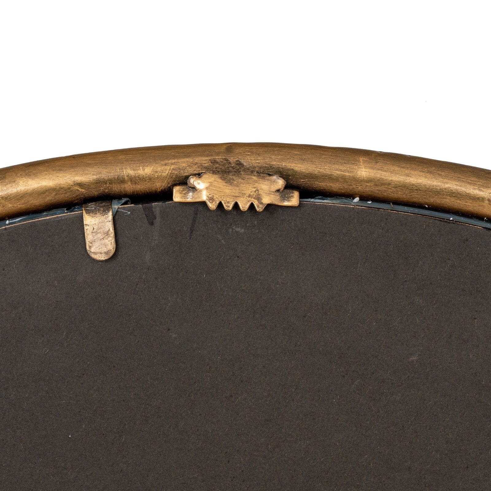 Maltere Gold Large Mirror with Dimpled Frame
