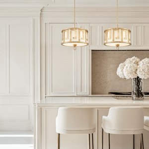 Margot Gold Medium Height Adjustable Pendant Ceiling Light