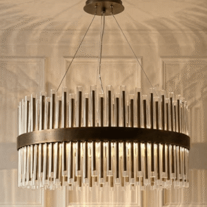 Maribelle Large Premium Gold Round Chandelier