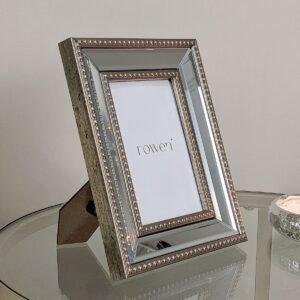 Marina Gold & Mirrored Photo Frame - 4x6"