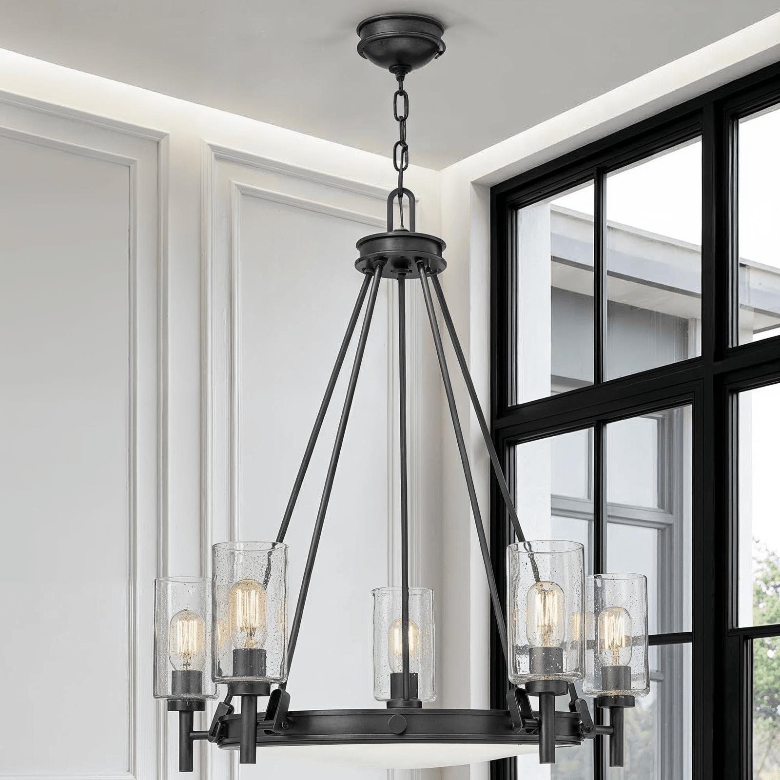 Marquis Black 6 Light Pendant Ceiling Light