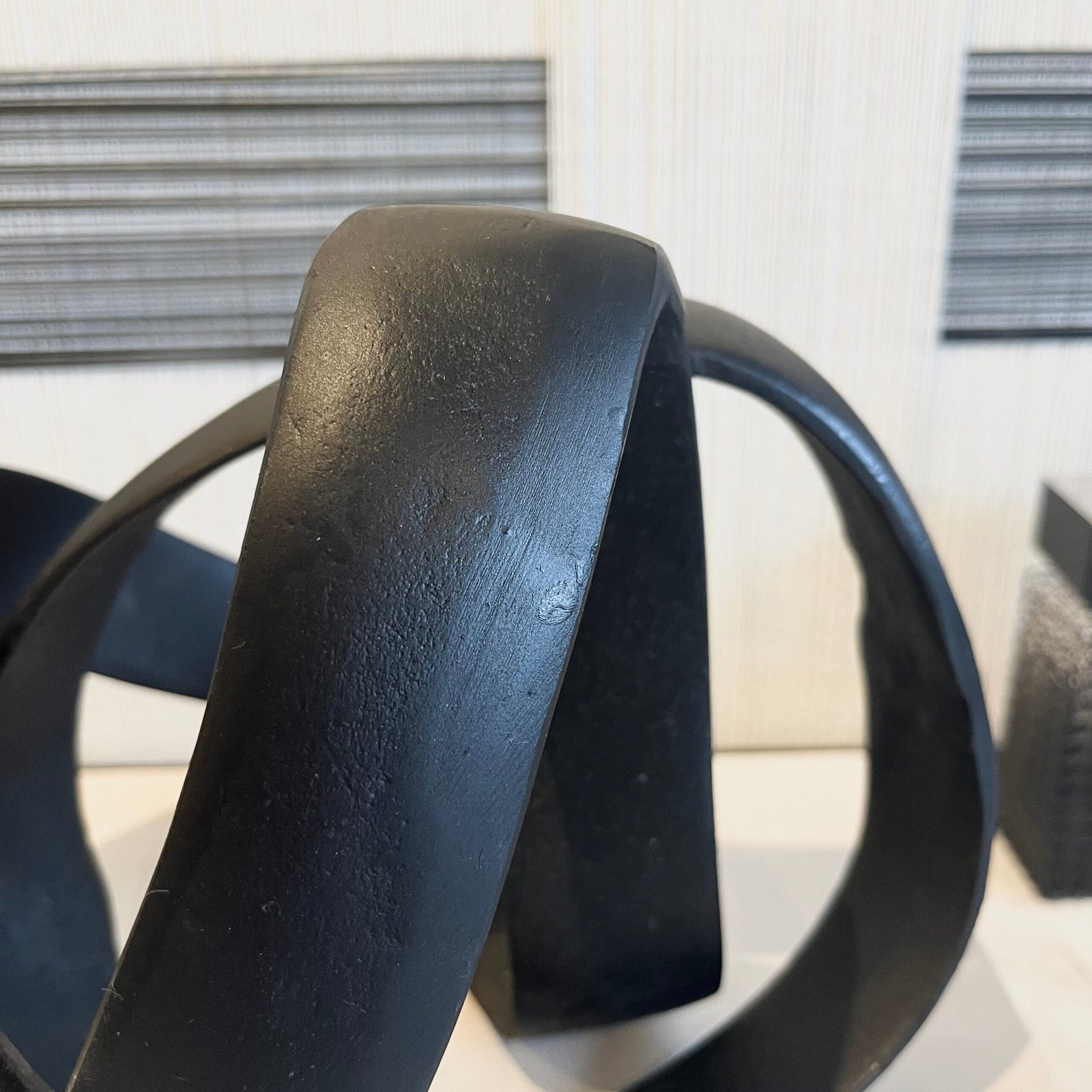 Marteli Decorative Black Knot Sculpture