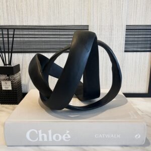 Marteli Decorative Black Knot Sculpture
