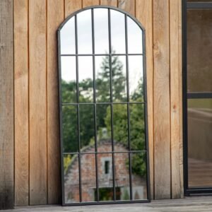 Martic Black Outdoor Mirror