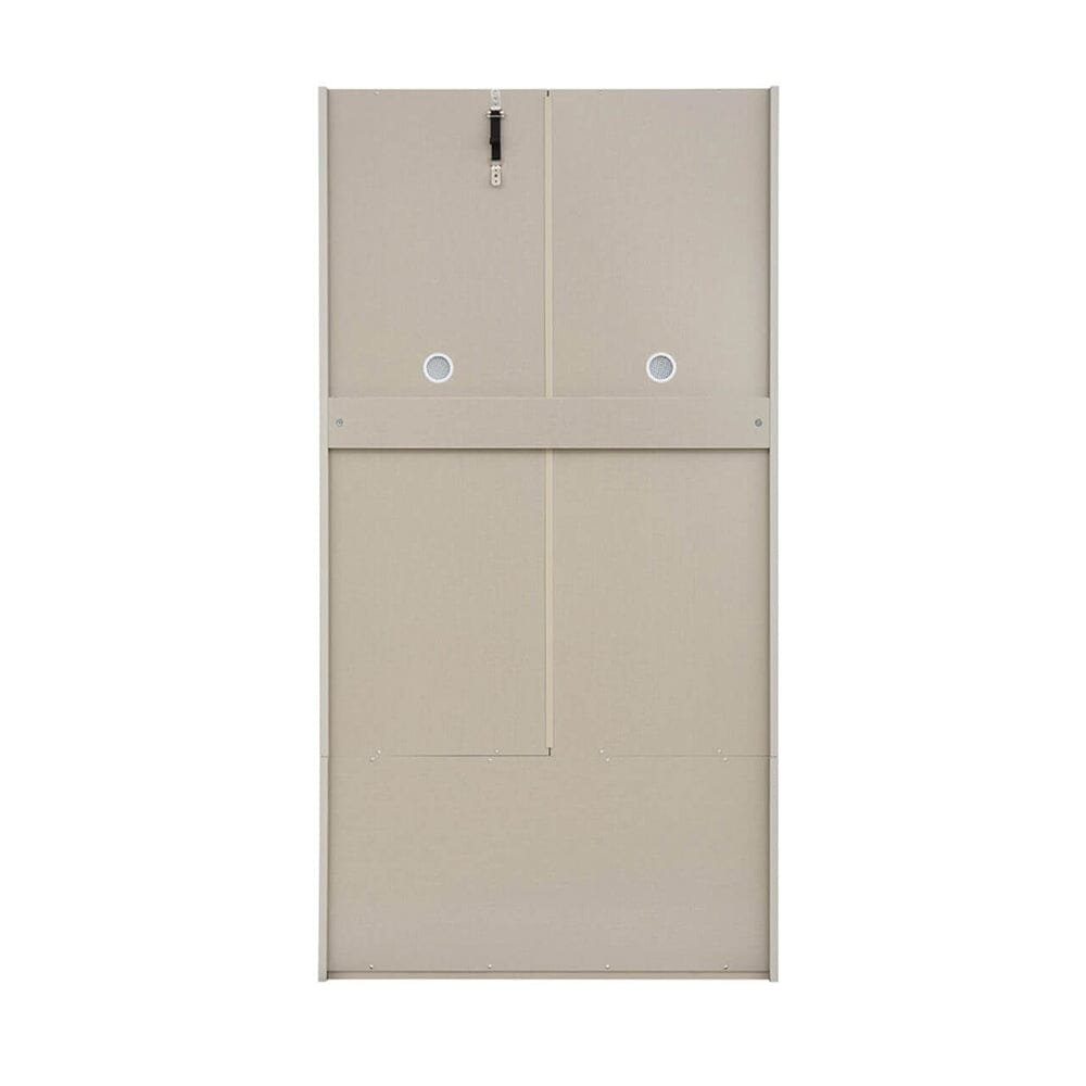 Maya Luxury Greige 2 Door 2 Drawer Wardrobe