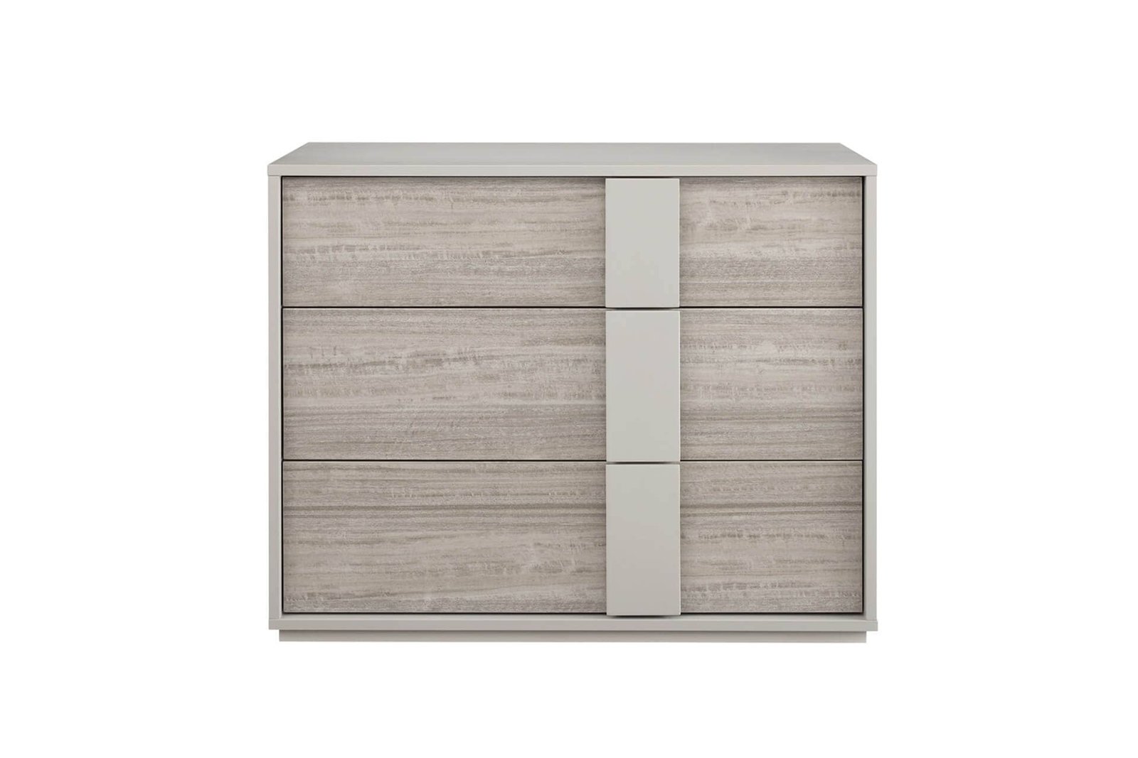 Maya Luxury Greige 3 Drawer Chest