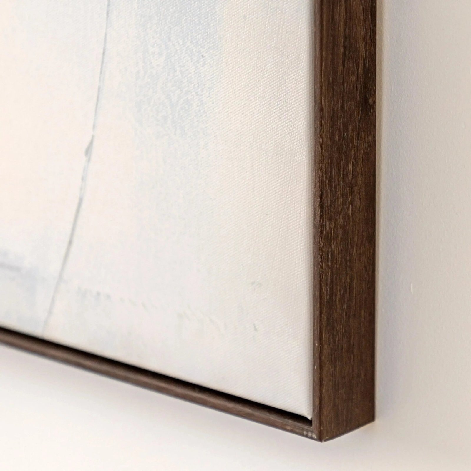 Meridian Taupe Abstract Framed Canvas Wall Art
