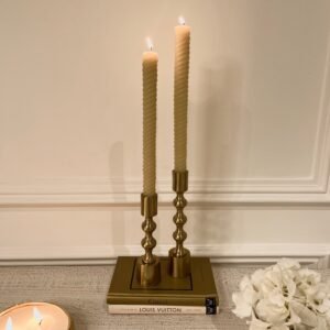 Micaela Mini Gold Decorative Candlestick Holder