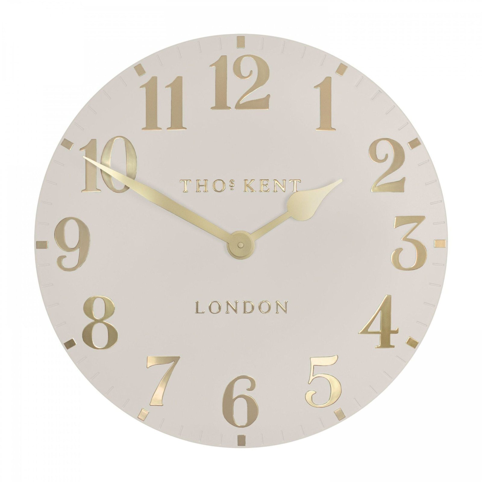 Milly Cream & Gold Decorative Wall Clock