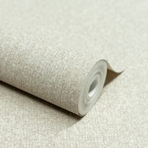 Monaco Beige Crosshatched Wallpaper