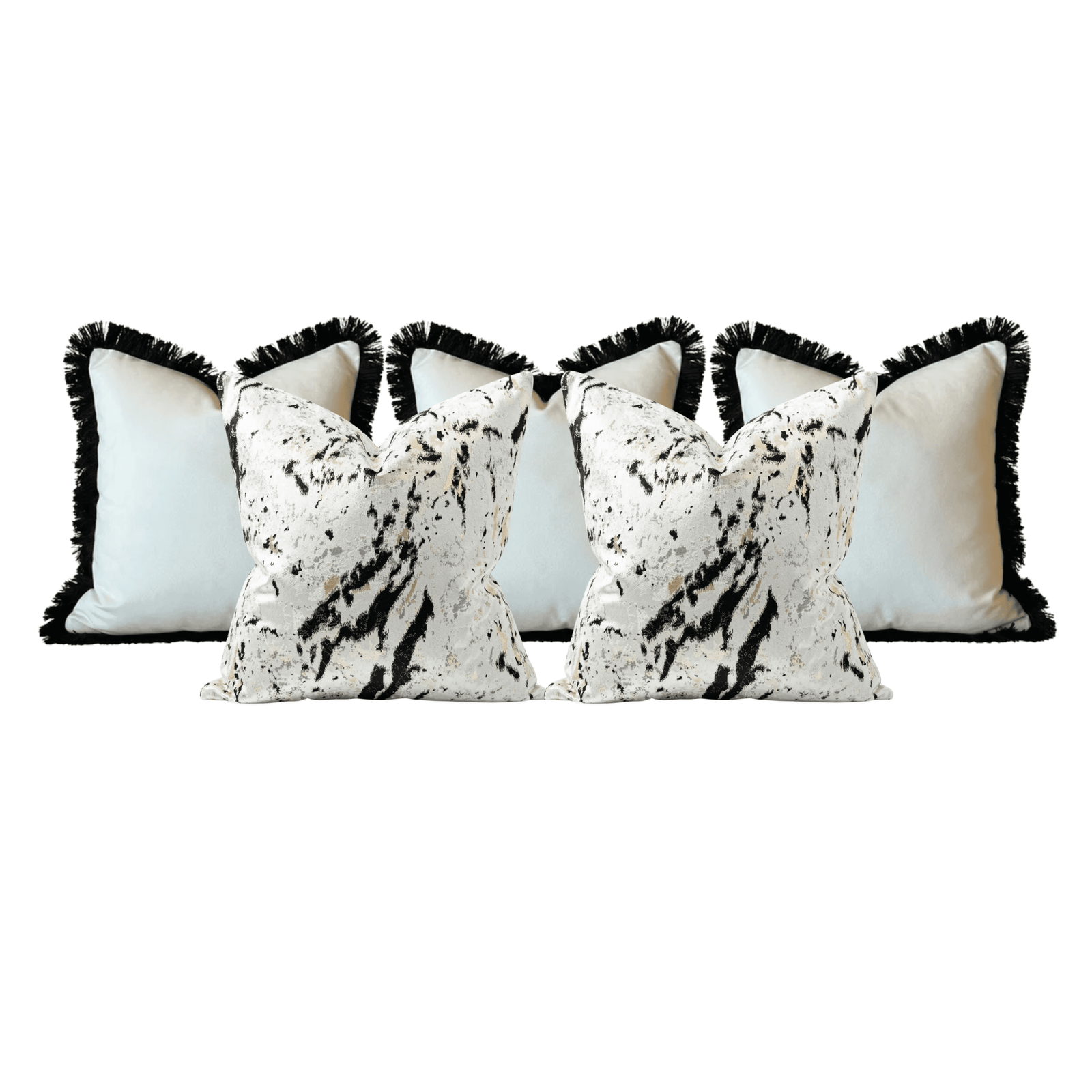 Monochrome Cushion Bundle - Set of 5