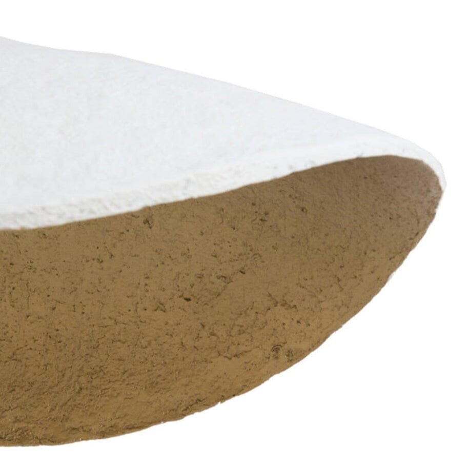 Montrose Cream & Antique Brass Organic Ceiling Light