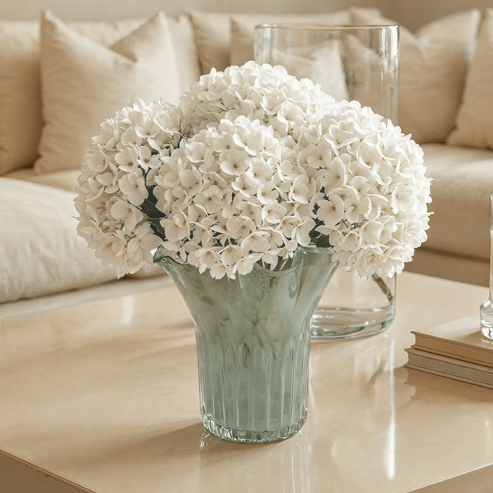 Moss Light Green Glass Decorative Vase