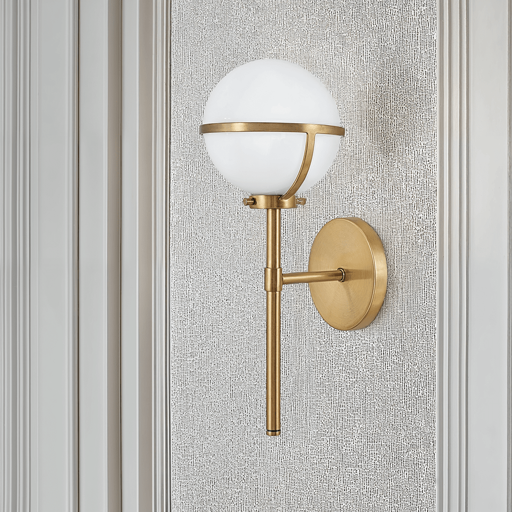 Nancy Gold Orb Detail Wall Light