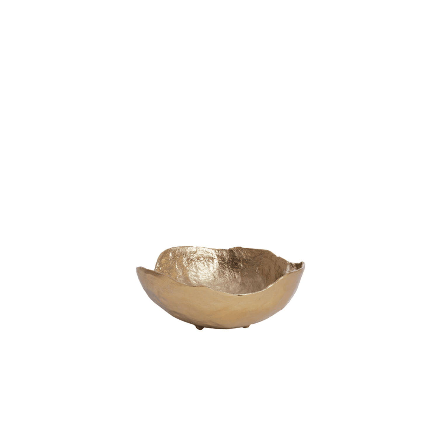 Natalia Light Gold Abstract Decorative Bowl