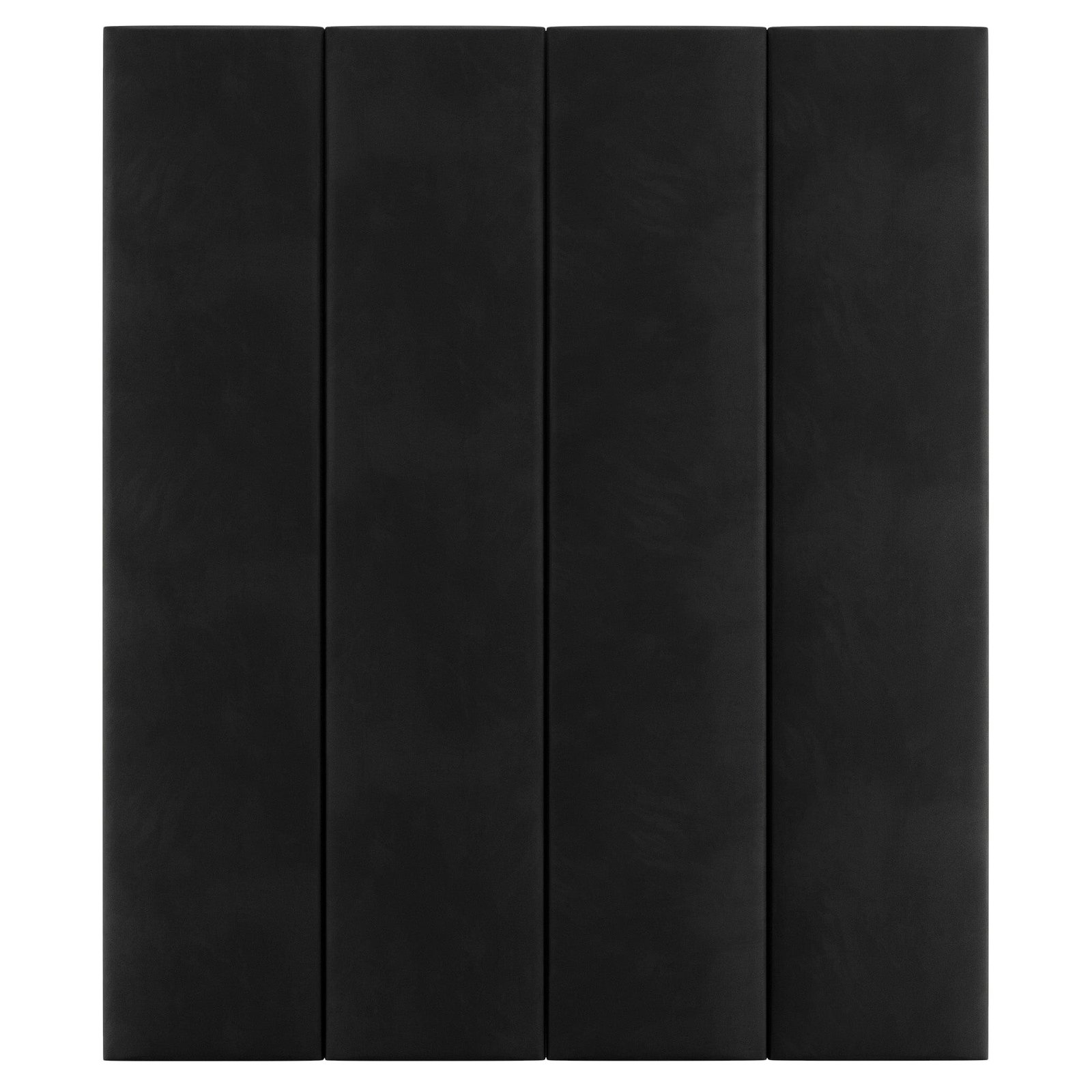 Noir Black Velvet Individual Wall Mounted Headboard Panel - 45cm