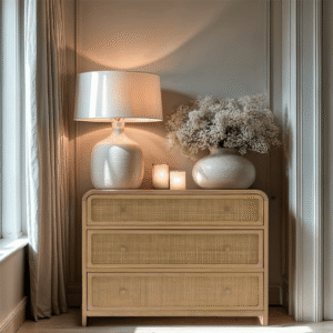 Nook Natural Rattan 3 Drawer Chest